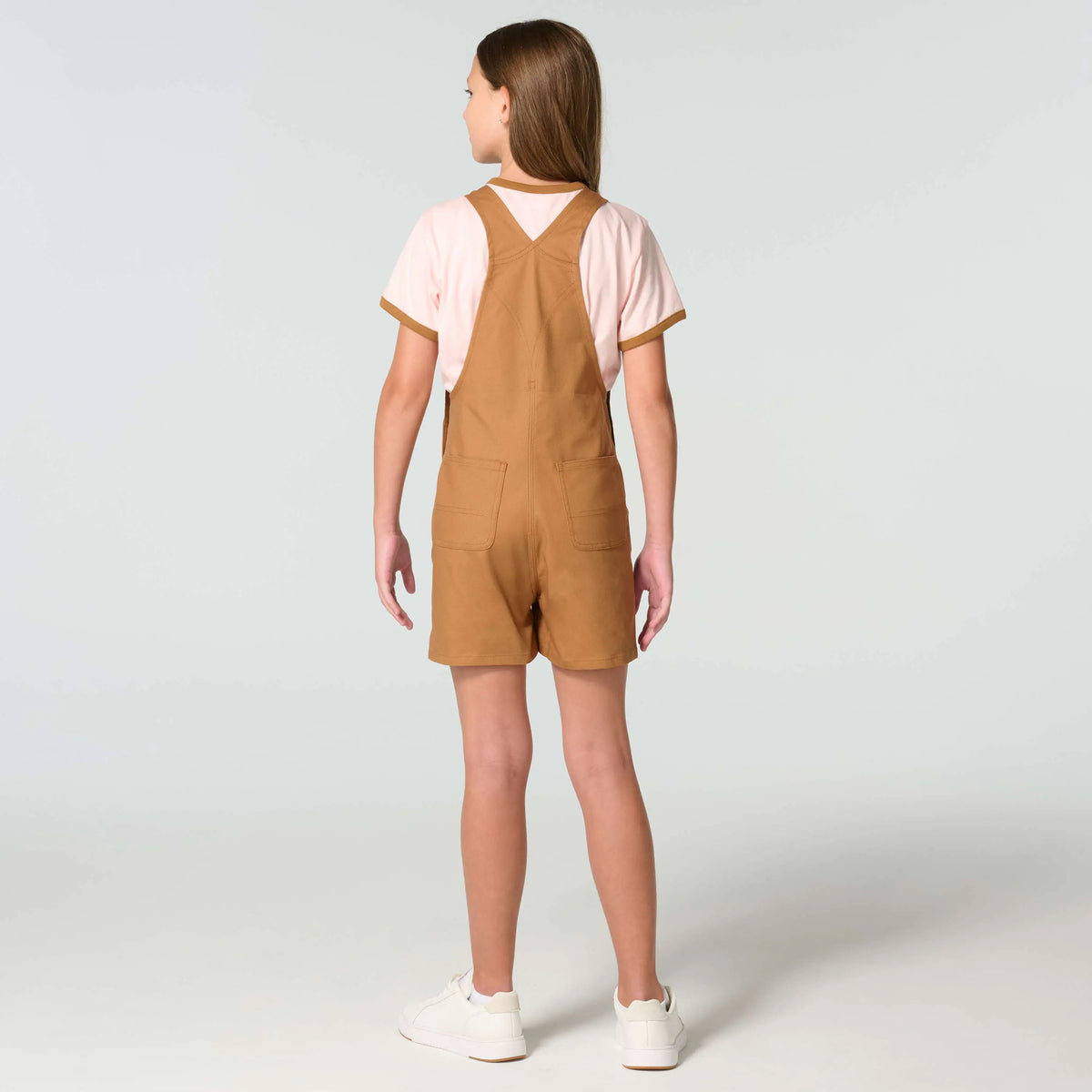 Girls' Rugged Flex™ Canvas Shortall (Child)