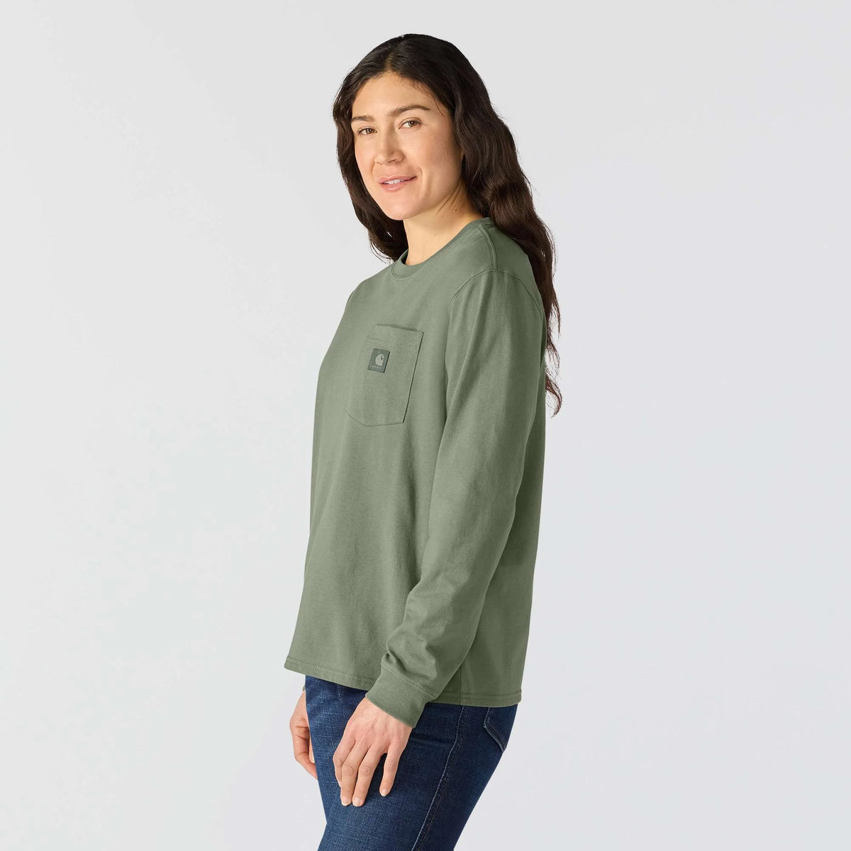 Women's Irvine Loose LS Pocket T-Shirt