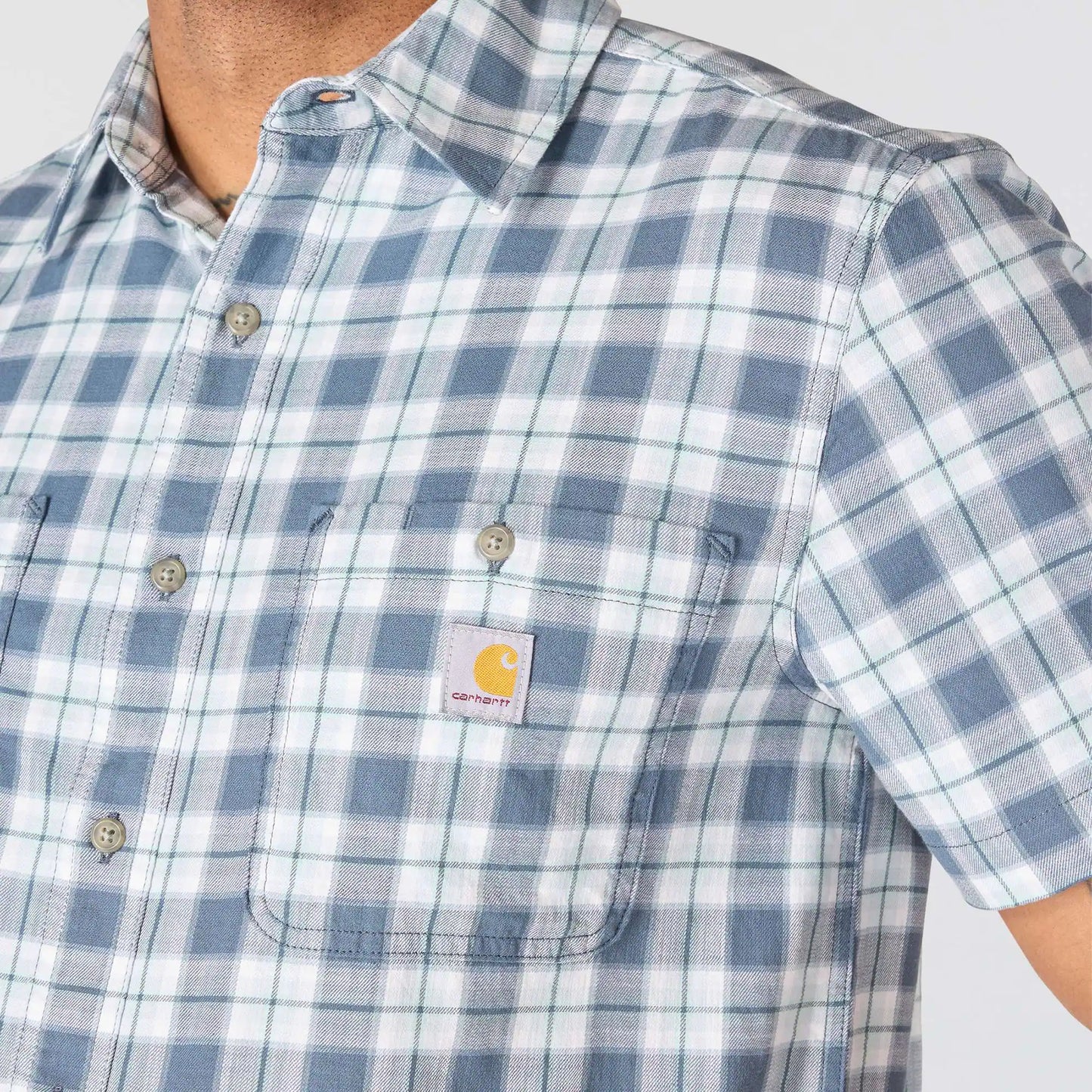 Bozeman Relaxed SS Plaid Shirt