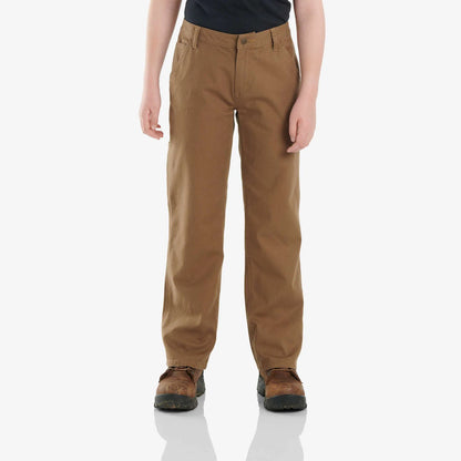 Boys' Rugged Flex® Loose Fit Canvas Utility Boot-Cut Work Pant (Child/Youth)