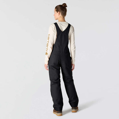 Women's Washed Duck Insulated Bib Overall