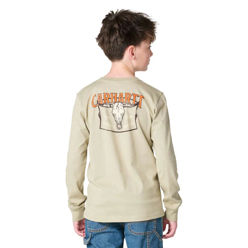 Boys' Long Sleeve Skull T-Shirt (Child/Youth)