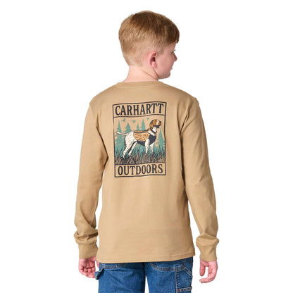 Boys' Long Sleeve Duck Camo Dog Pocket T-Shirt (Toddler/Child/Youth)