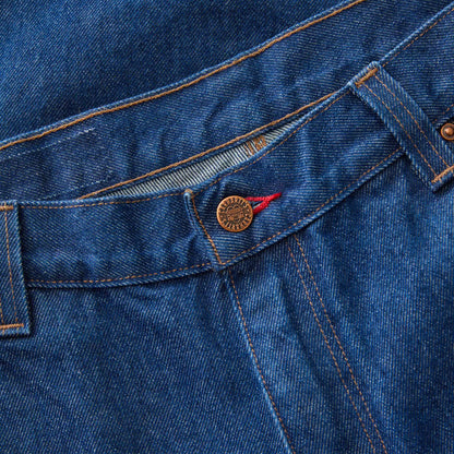 Crafted Series Loose Straight Double-Front Denim Dungaree