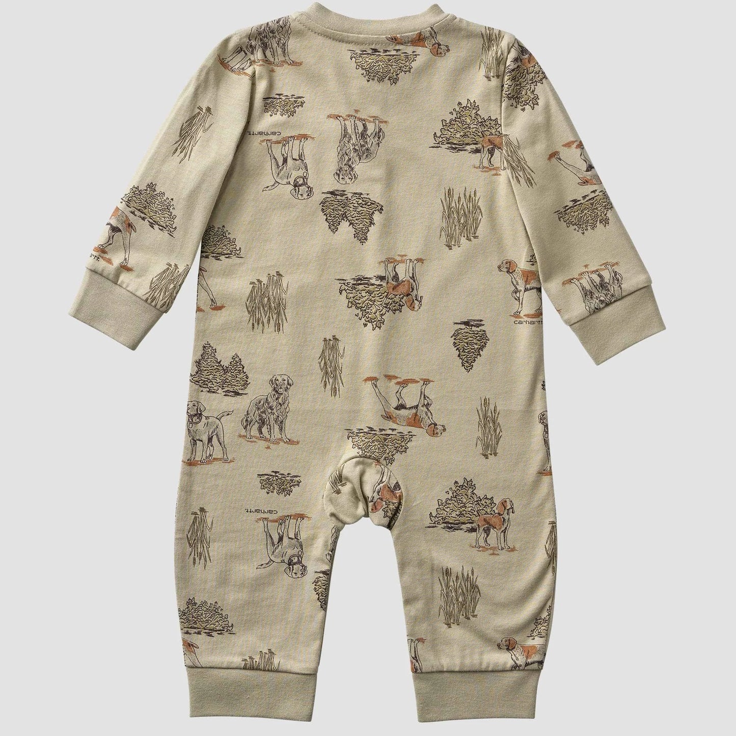 Boys' Long Sleeve Dog Print Coverall (Baby)