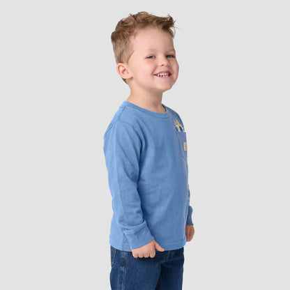 Boys' Long Sleeve Tool Pocket T-Shirt (Toddler/Child)