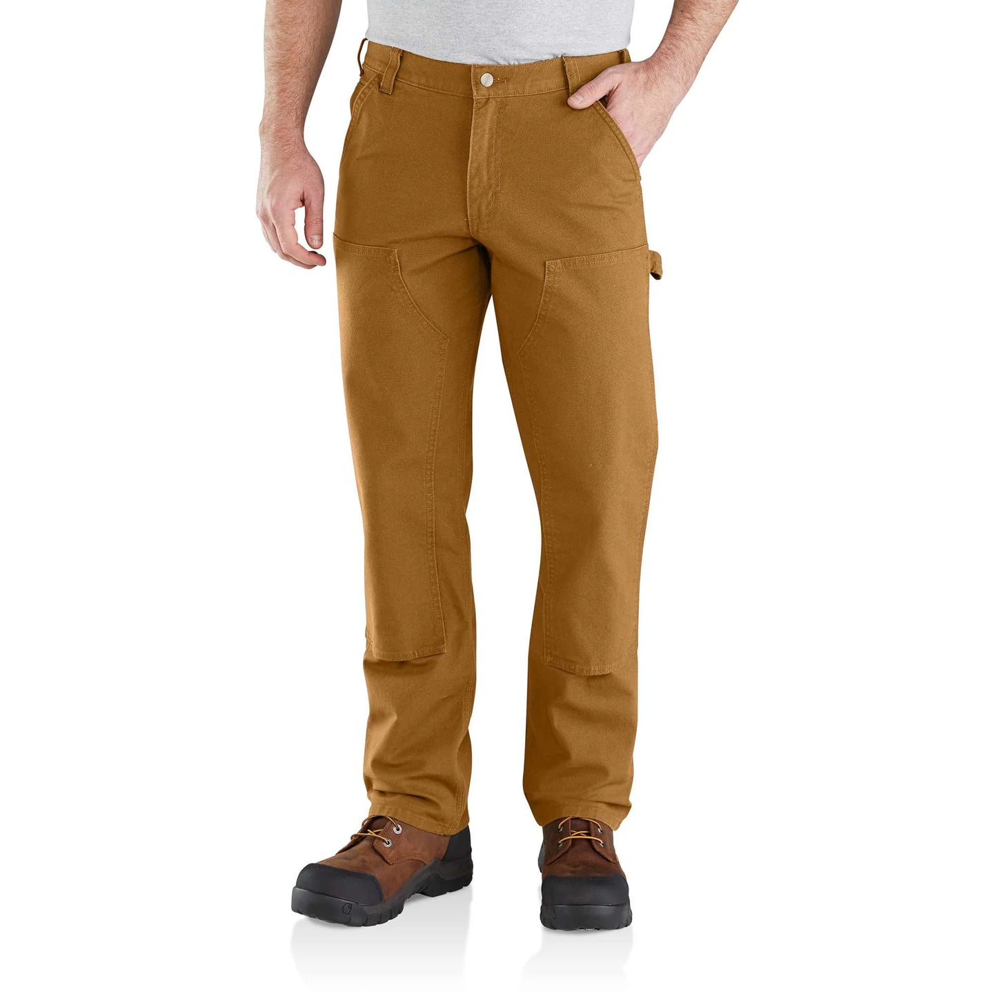 Relaxed Straight Rugged Flex™ Duck Double-Front Dungaree