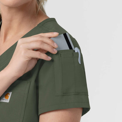 Women's Rugged Flex FLD Tuck-in Scrub Top