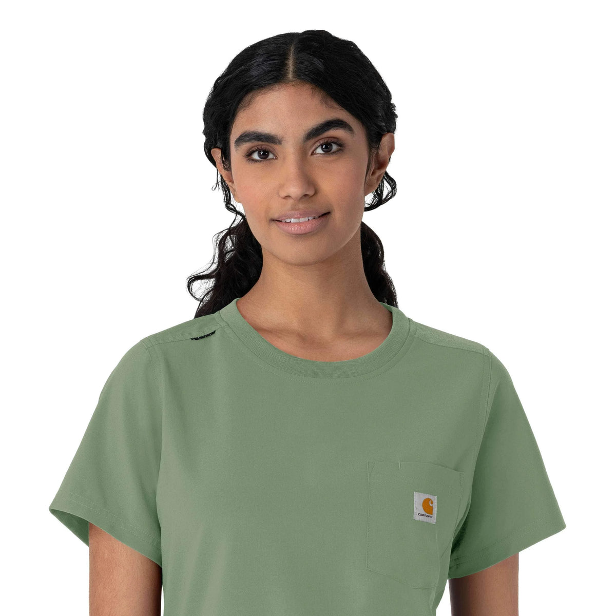 Women's Force Cross-Flex Crew Neck Scrub Top