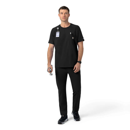 Force Cross-Flex Knit Crew Neck Scrub Top