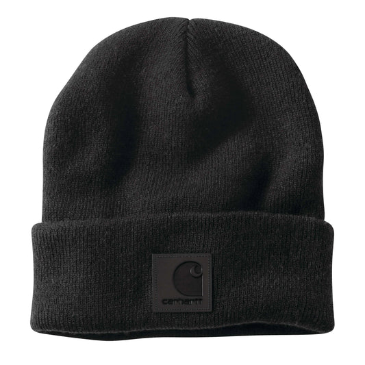 Leatherette Watch Cap Beanie