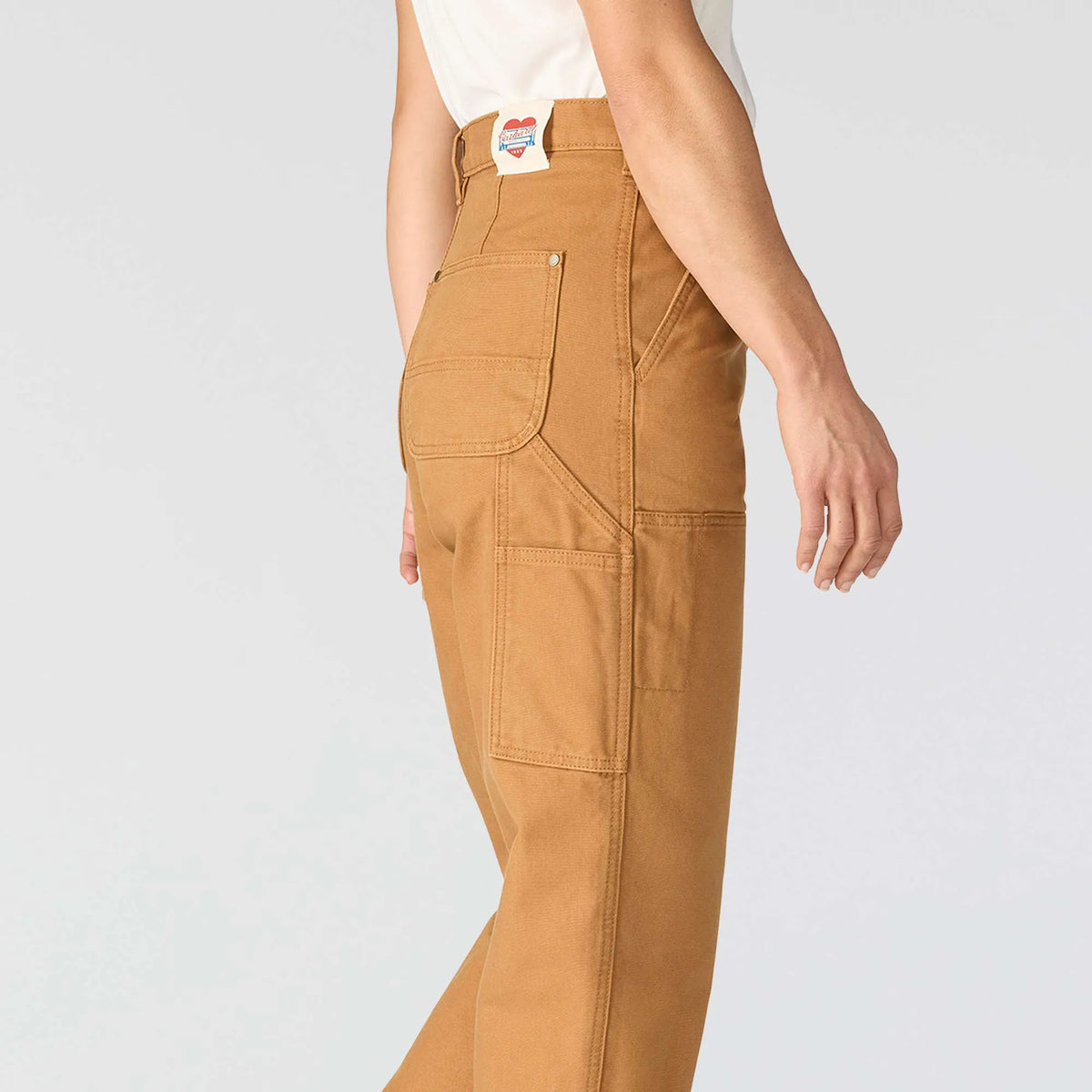 Women's Vintage Fit Double-Front Canvas Pant