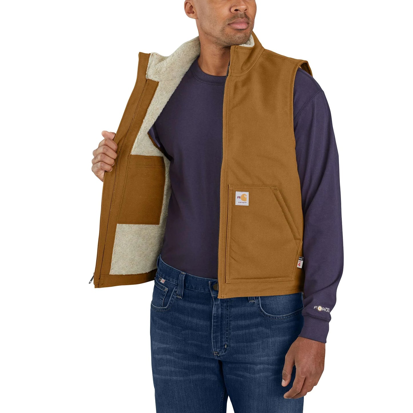 FR Duck Mock Neck Vest