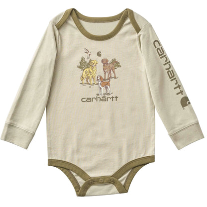 Boys' Long Sleeve Dog Bodysuit (Baby)
