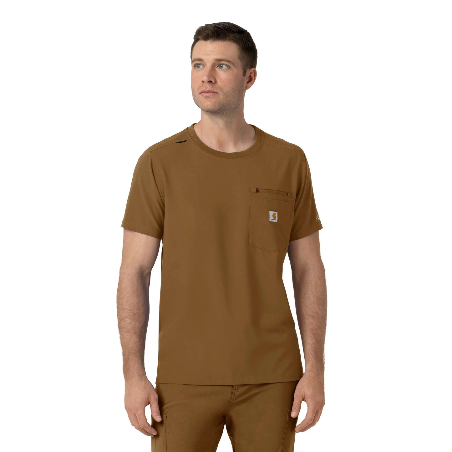 Force Cross-Flex Crew Neck Scrub Top