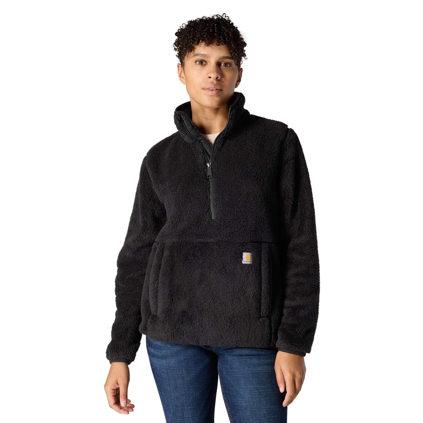 Women's Loose Fit Fleece Pullover - 3 Warmest Rating