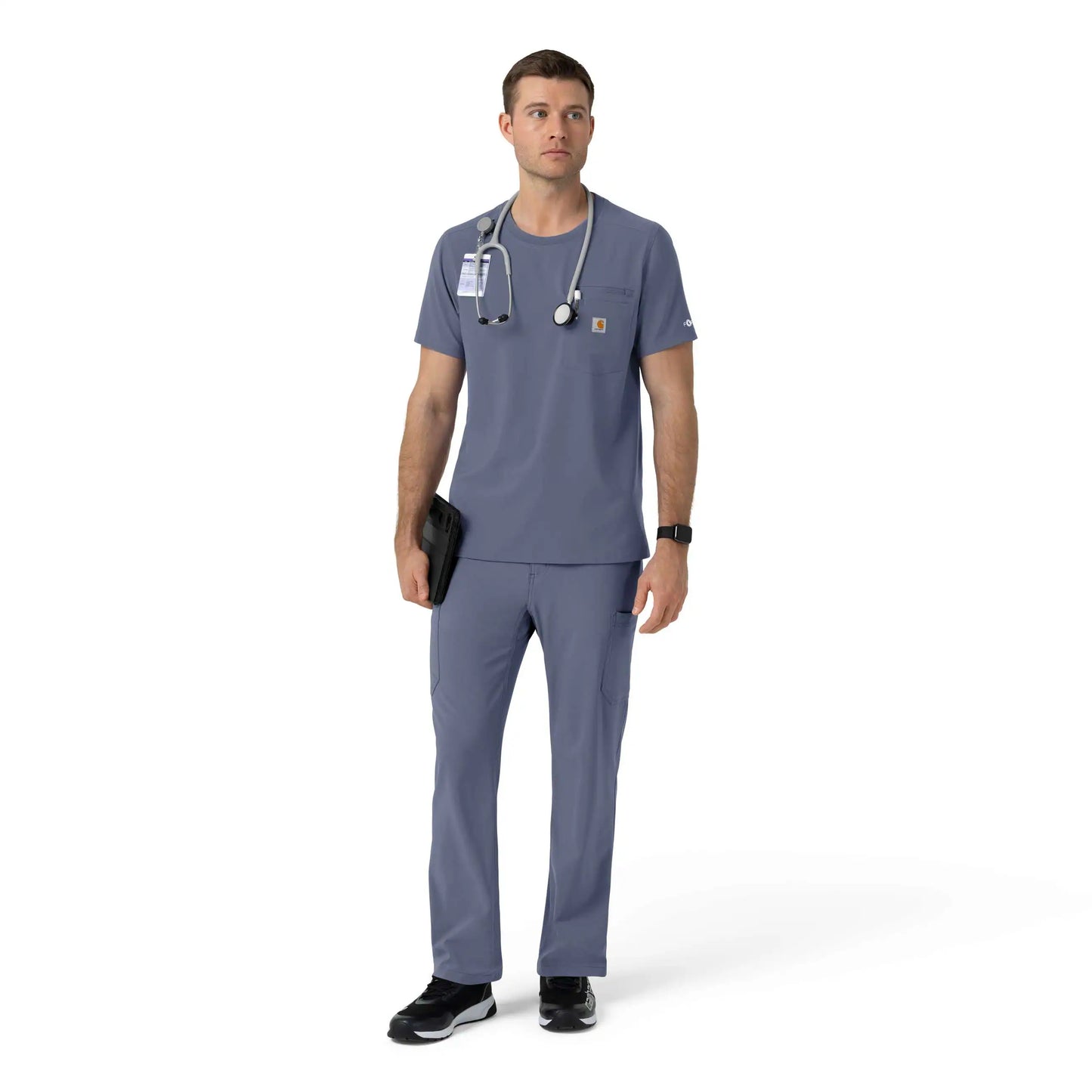 Force Cross-Flex Crew Neck Scrub Top