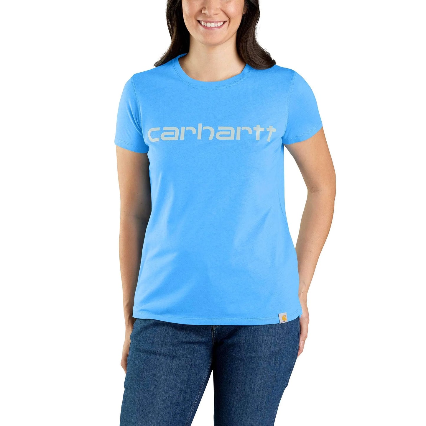 Women's TENCEL™ Fiber Series Relaxed Fit Short-Sleeve Logo T-Shirt