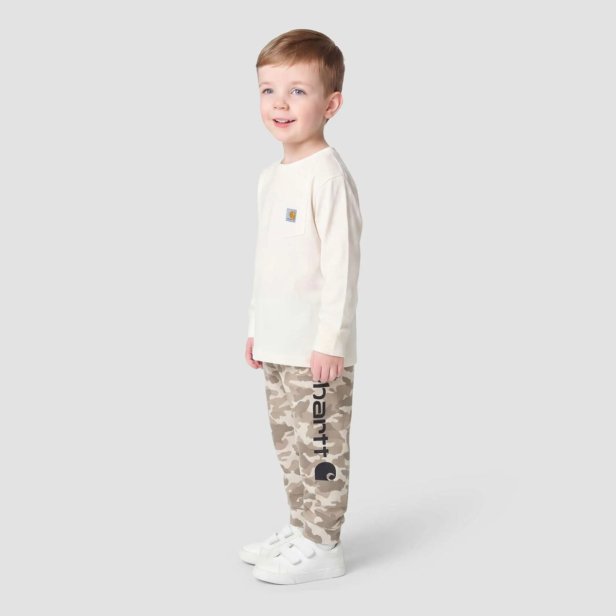 Boys' Elastic Waistband Fleece Printed Camo Sweatpant (Baby/Toddler)