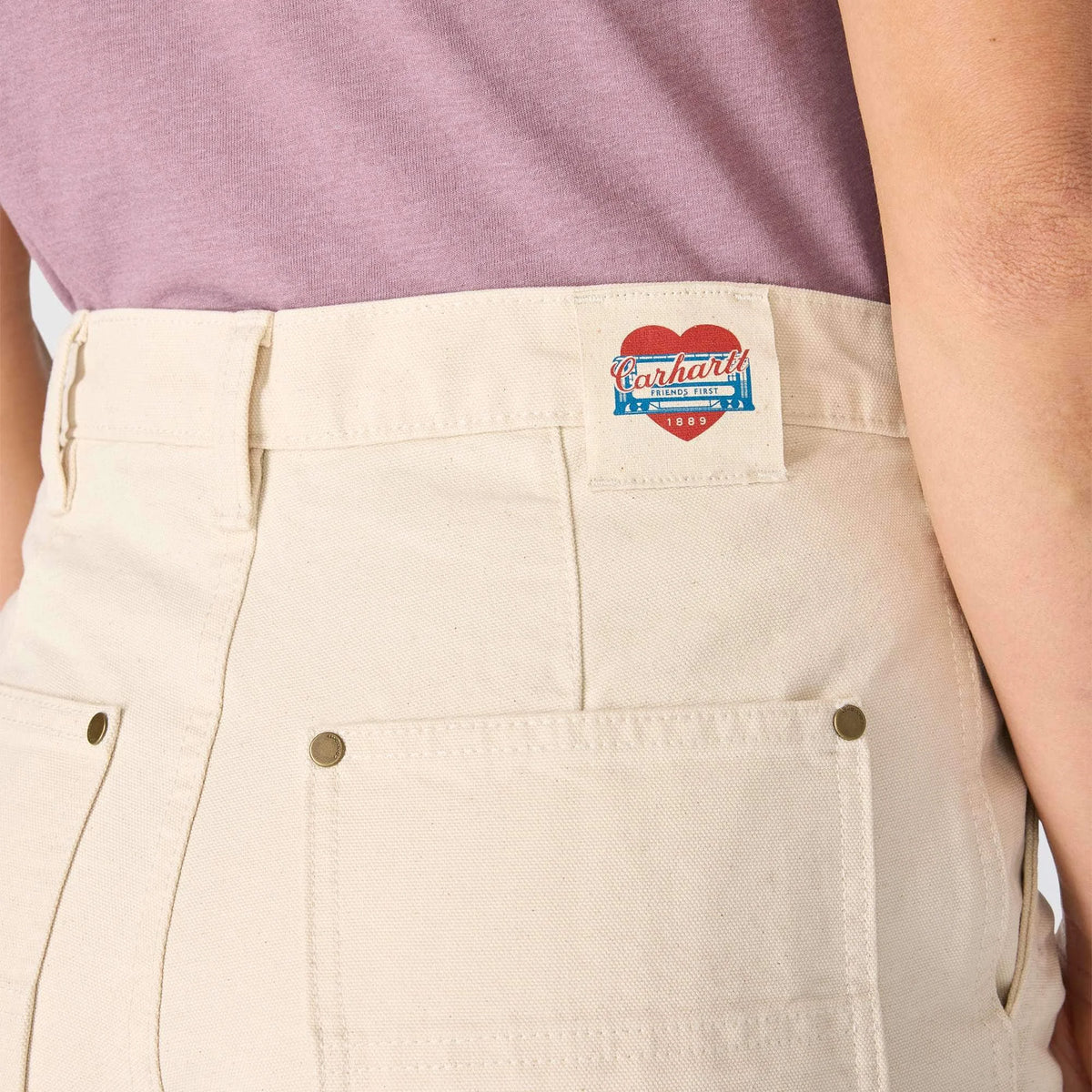 Women's Vintage Fit Double-Front Canvas Pant