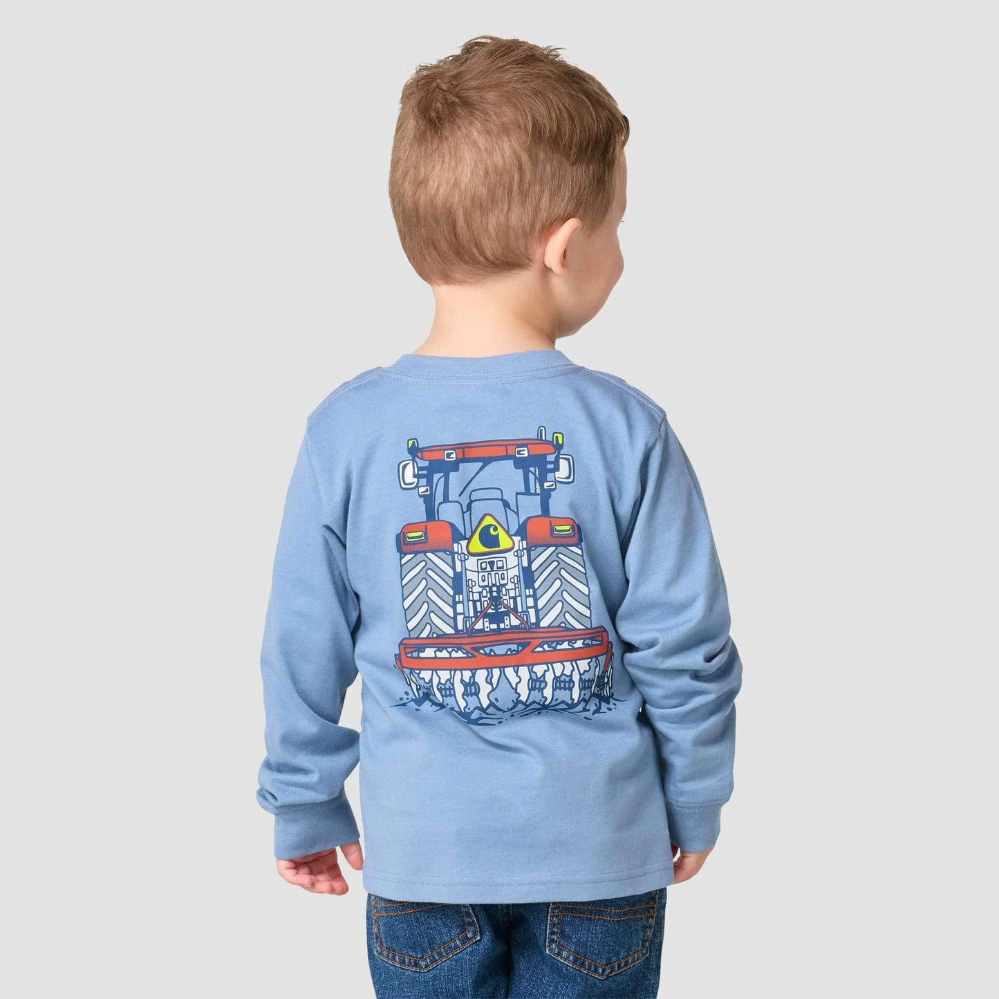 Boys' Long Sleeve Tractor T-Shirt (Toddler/Child)