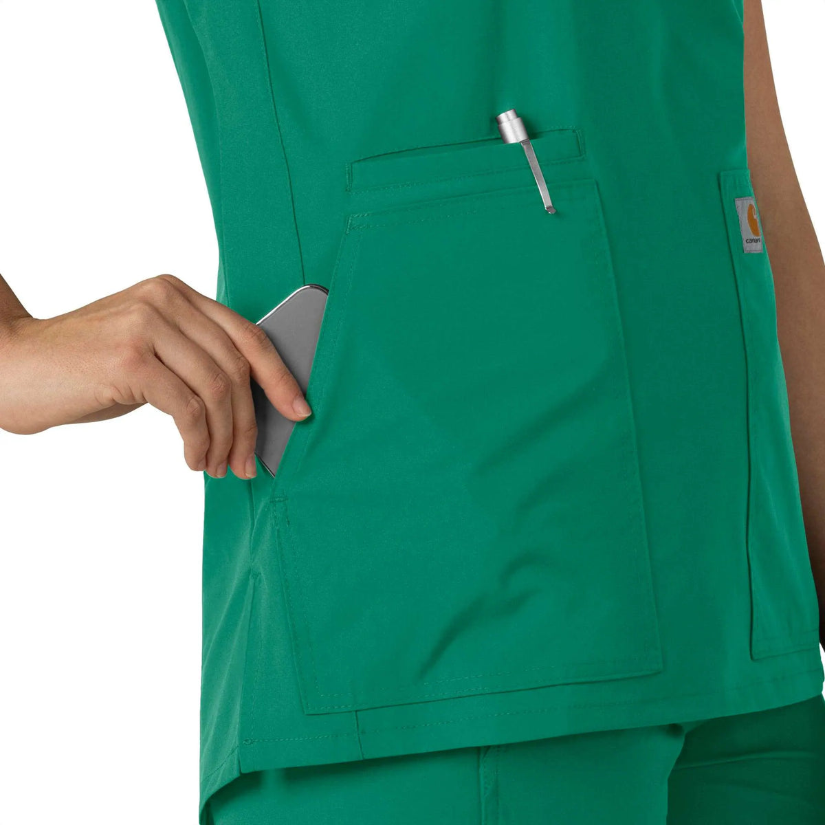 Women's Force Essentials Notch Neck Tunic Scrub Top