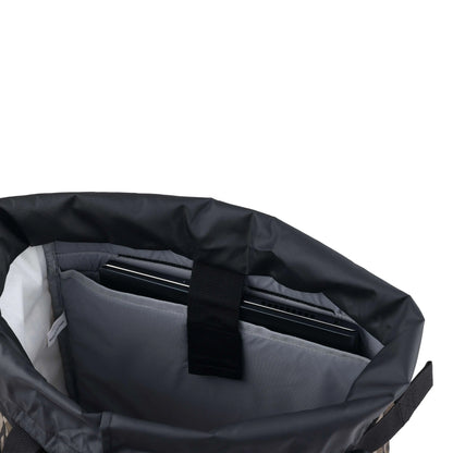 28L Nylon Cinch-Top Convertible Tote Backpack