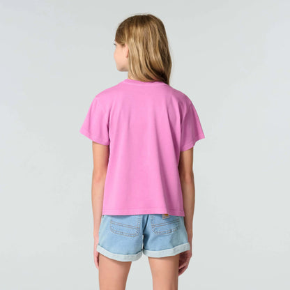 Girls' Short Sleeve Re-Engineered Garment Dye Pocket T-Shirt (Child/Toddler/Youth)