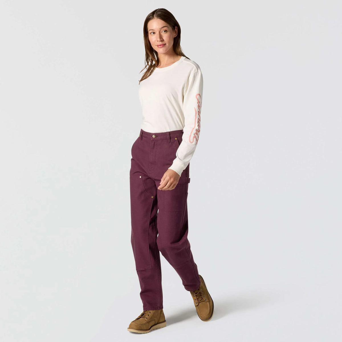 Women's Vintage Fit Double-Front Canvas Pant