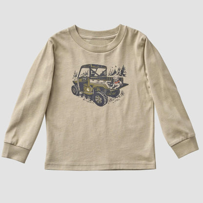 Boys' Long Sleeve Vehicle T-Shirt (Toddler/Child)