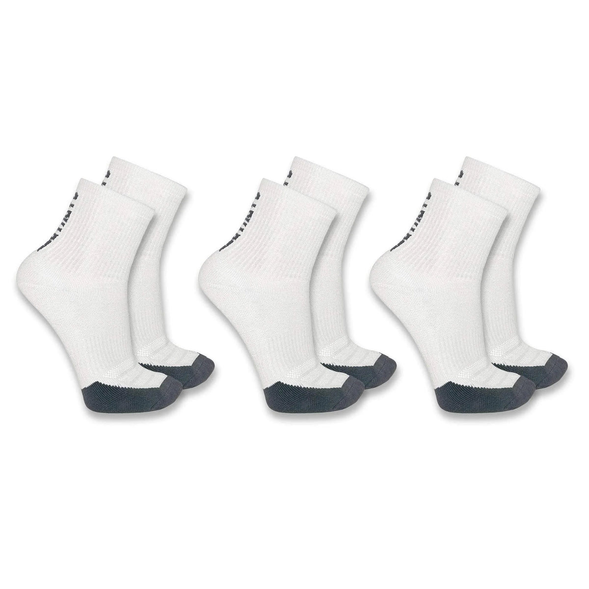 Carhartt Force® Midweight Logo Short Crew Sock 3-Pack