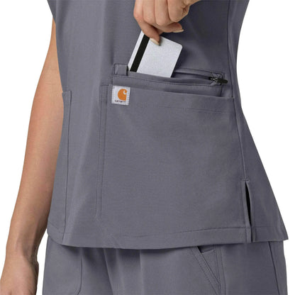 Women's Force Cross-Flex  Flex Panel V-Neck Scrub Top
