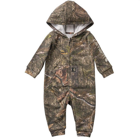 Boys' Long Sleeve Zip-Front Hooded Camo Coverall (Baby)