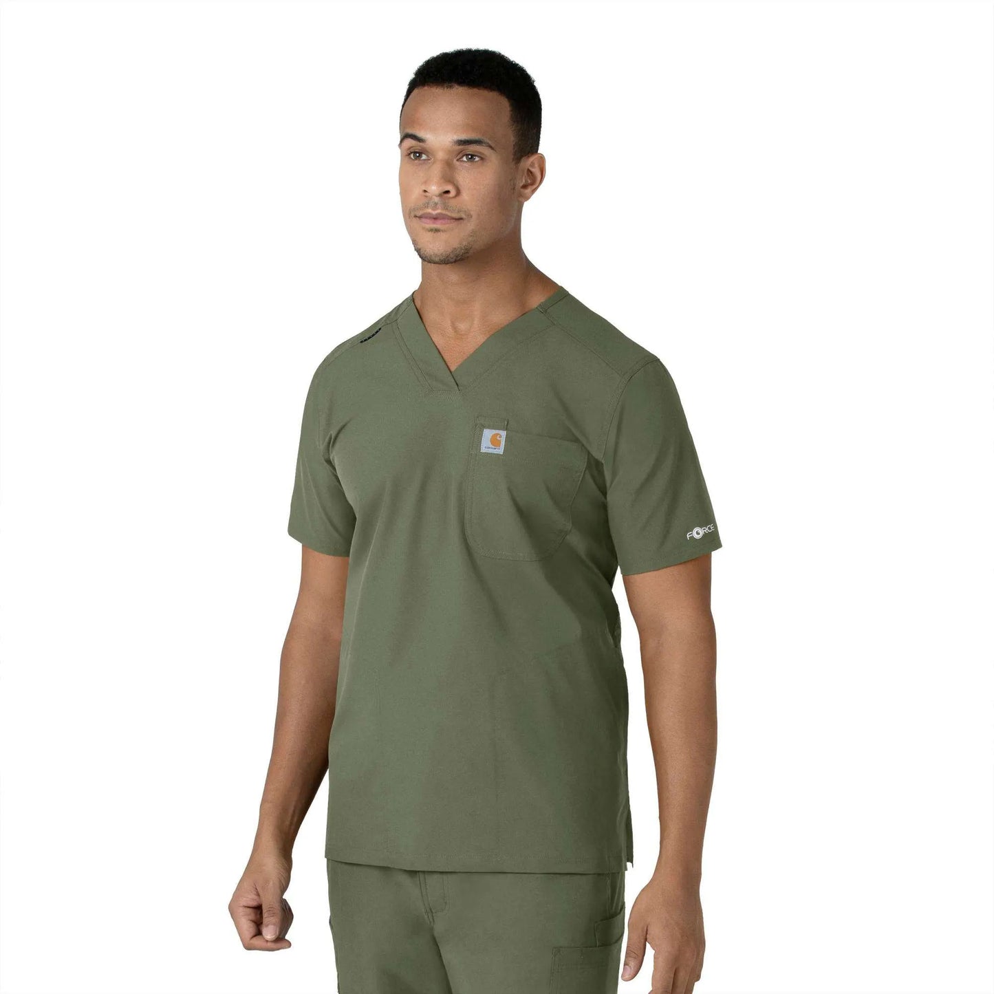 Force Essentials V-Neck Shirttail Scrub Top