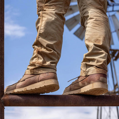 Waterproof 6" Moc Toe Wedge Boot