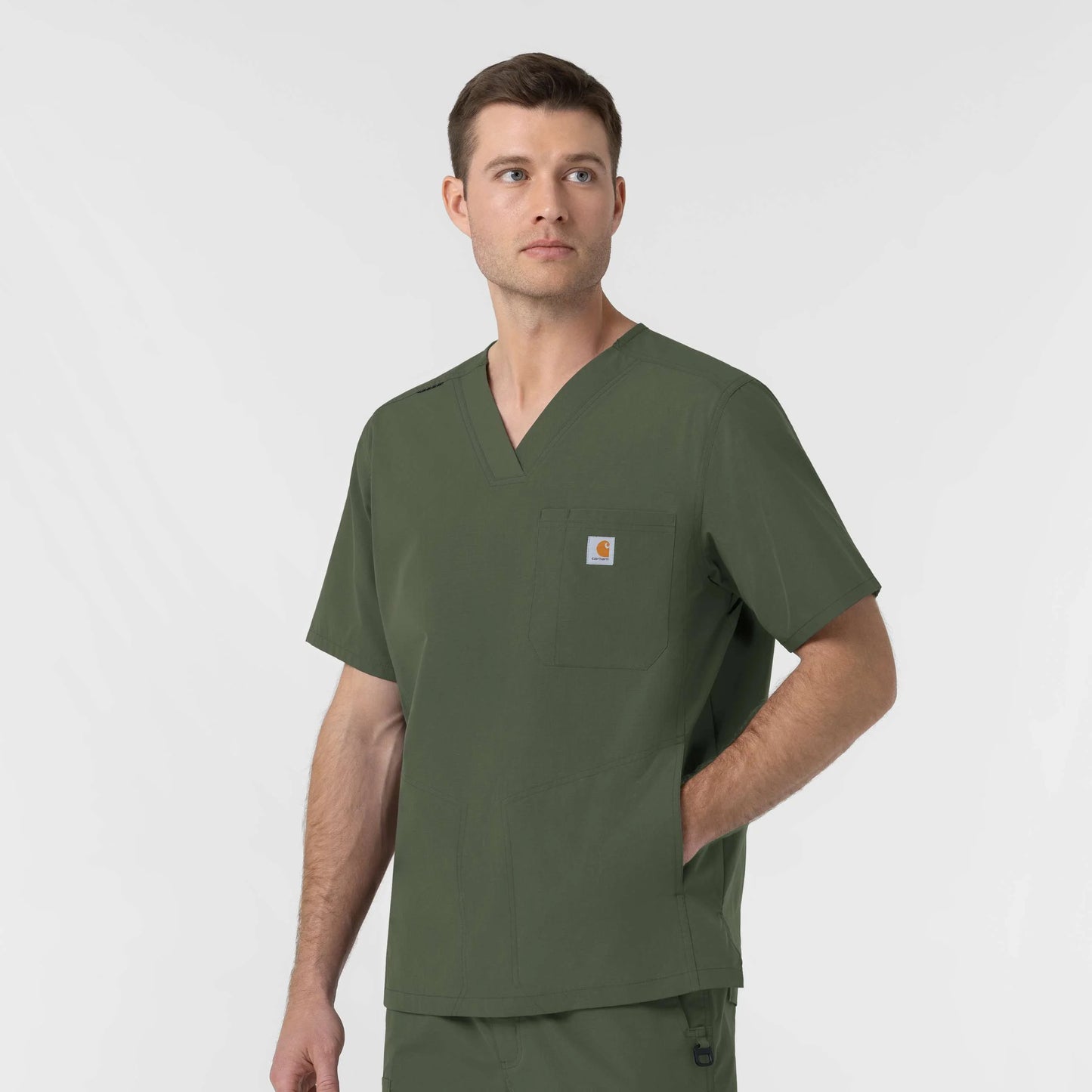 Rugged Flex FLD Ripstop V-Neck Scrub Top