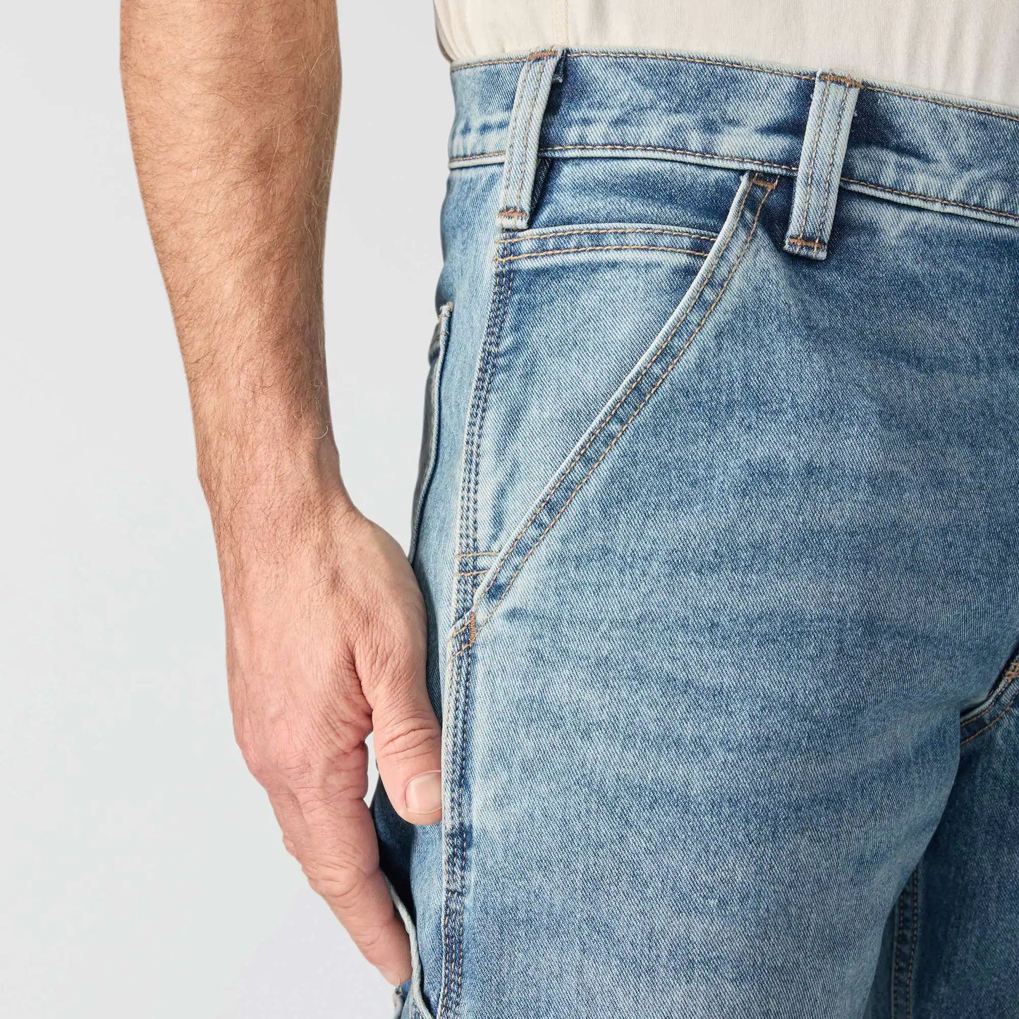 Relaxed Straight Rugged Flex™ Denim Dungaree