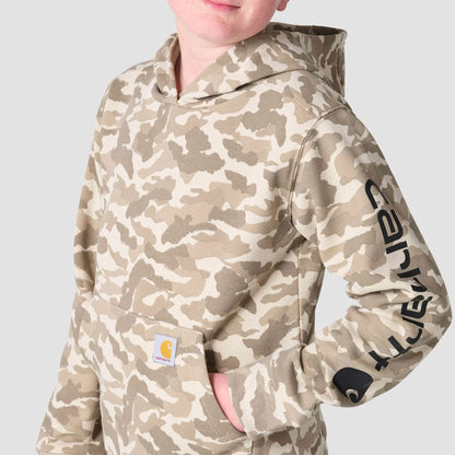 Boys' Long Sleeve Hooded Camo Print Sweatshirt (Child/Youth)