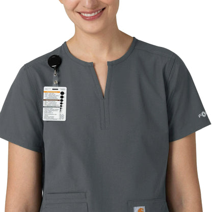 Women's Force Essentials Notch Neck Tunic Scrub Top