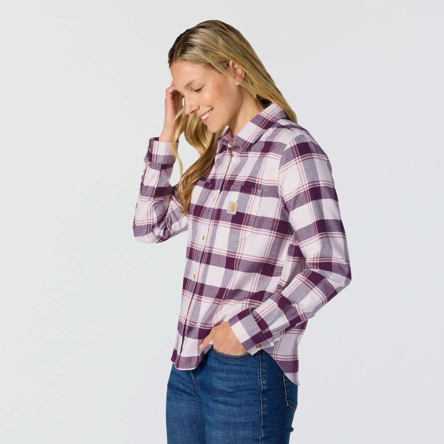 Women's Hamilton Relaxed LS Plaid Shirt
