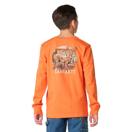 Boys' Long Sleeve Deer T-Shirt (Child/Youth)