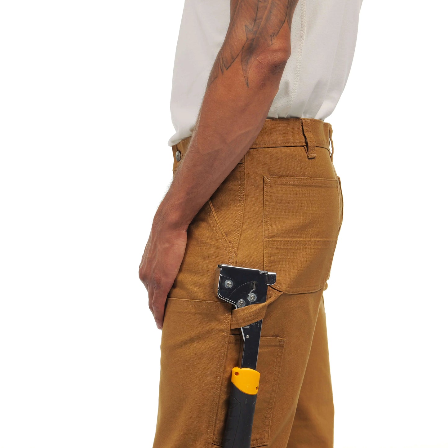 Relaxed Straight Rugged Flex™ Duck Double-Front Dungaree