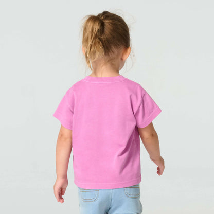 Girls' Short Sleeve Re-Engineered Garment Dye Pocket T-Shirt (Child/Toddler/Youth)
