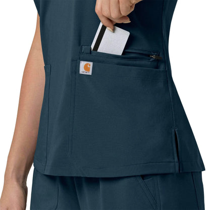 Women's Force Cross-Flex  Flex Panel V-Neck Scrub Top