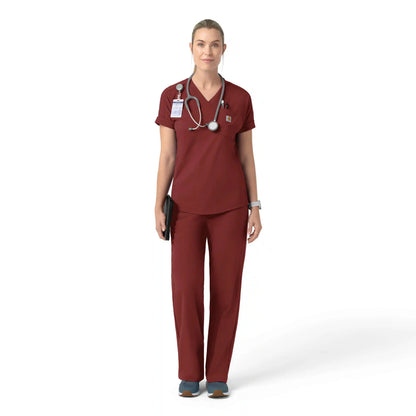 Women's Force Cross-Flex Knit V-Neck Scrub Top