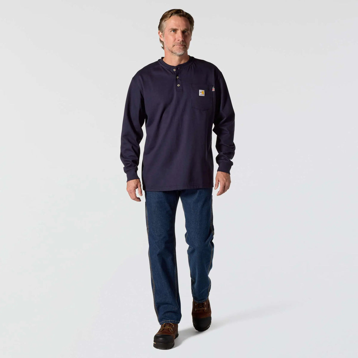 FR Force Dearborn Loose LS Henley
