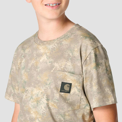 Boys' Short Sleeve Faded Camo Pocket T-Shirt (Toddler/Child/Youth)