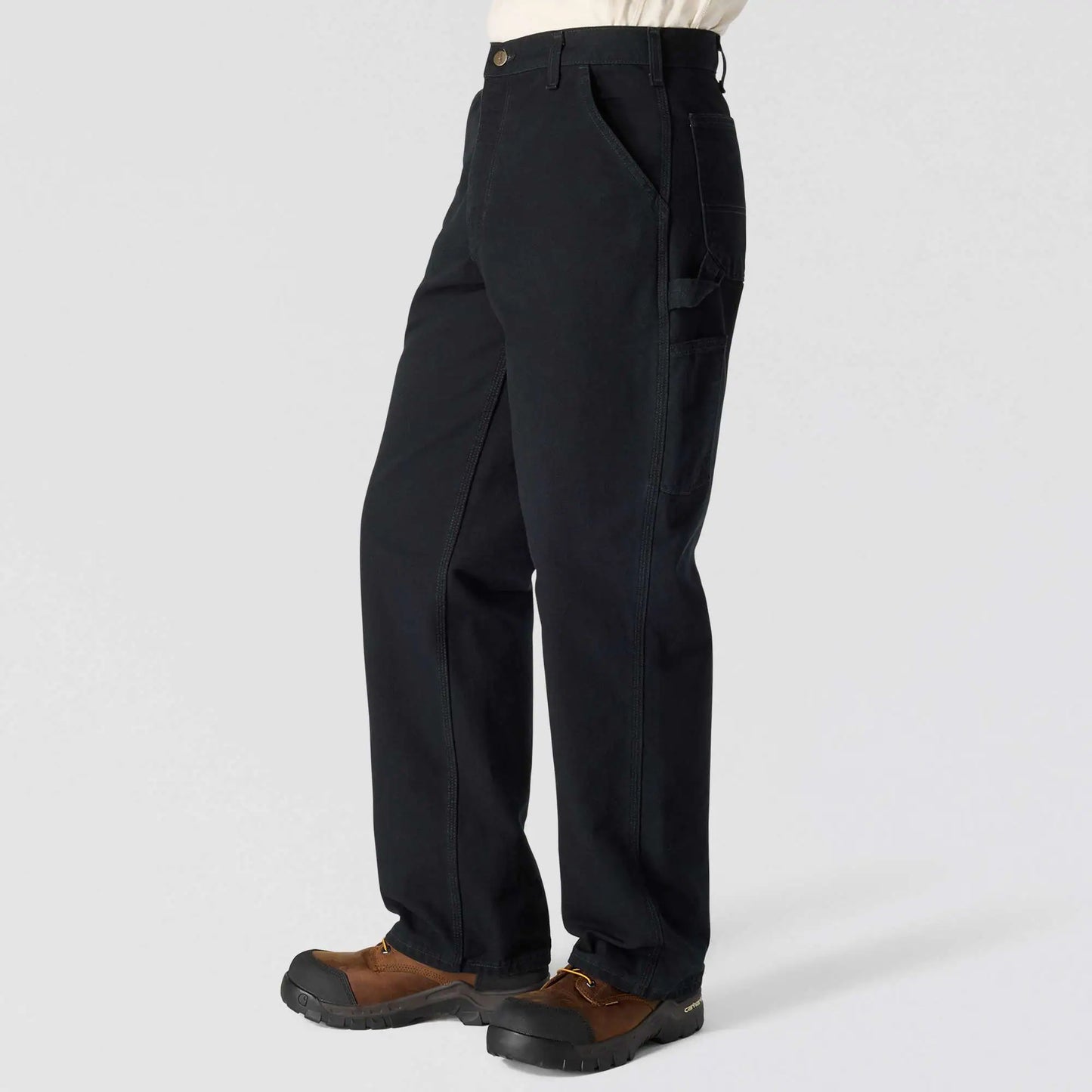 Loose Straight Washed Duck Dungaree