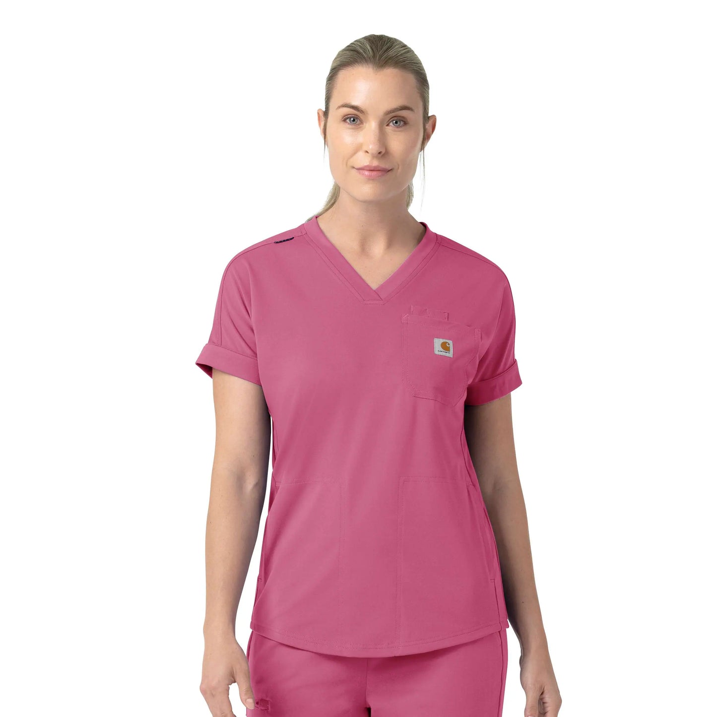 Women's Force Cross-Flex Knit V-Neck Scrub Top