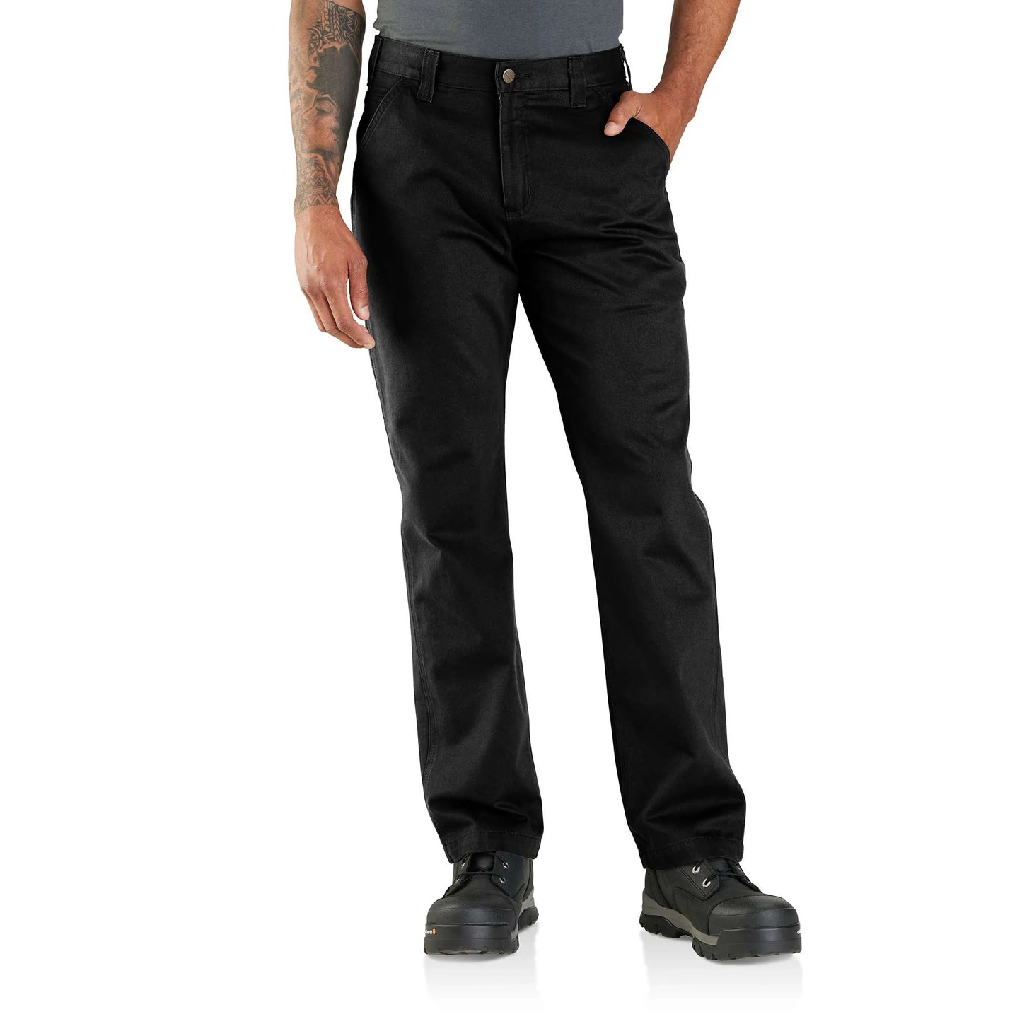 Relaxed Straight Twill Dungaree